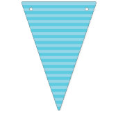 Oranje poladots en blauwe strepen vlaggetjes (Tweede vlag)