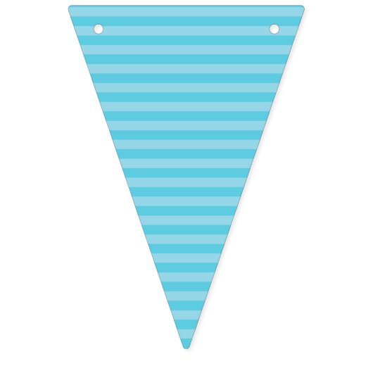 Oranje poladots en blauwe strepen vlaggetjes (Tweede vlag)