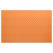 Oranje poladots Fabric Stof (Fat Quarter)