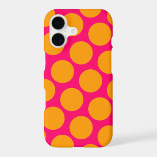 Oranje Polka Dot