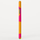 Oranje polka dot Hoesje-mate Hoesje (Achterkant/rechts)