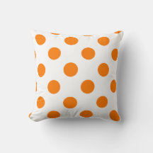 Oranje Polka Dots Pattern Trendy Girly Modern Scha