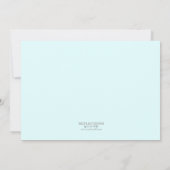 Oranje Polkadot vlinder verjaardagsuitnodiging Kaart (Achterkant)