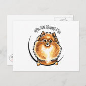 Oranje Pommeren IAAM Briefkaart (Voorkant / Achterkant)