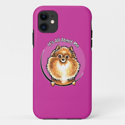 Oranje Pommeren IAAM Case-Mate iPhone Case (Achterkant)