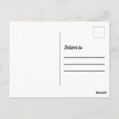 Oranje pommerse hond bij het strand briefkaart (Achterkant)