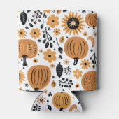 Oranje pompoen blikjeskoeler (Achterkant)