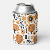 Oranje pompoen blikjeskoeler (Blikje Achterkant)