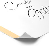 Oranje pompoen boog Vrijgezellenfeest - Kaarten &  Poster (Hoek)