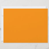 Oranje pompoen briefhoofd (Achterkant)