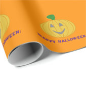 Oranje pompoen cadeaupapier (Rol Hoek)