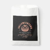 Oranje pompoen Carving Black Halloween Party Bedankzakje (Voorkant)