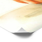 Oranje pompoen foto afdruk