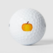 Oranje pompoen golfballen (Voorkant)
