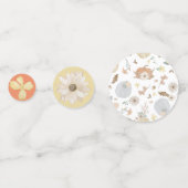 Oranje Pompoen Herfst Baby shower Tabel Confetti (Achterkanten)