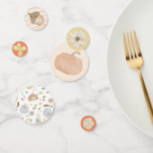 Oranje Pompoen Herfst Baby shower Tabel Confetti (Groep)