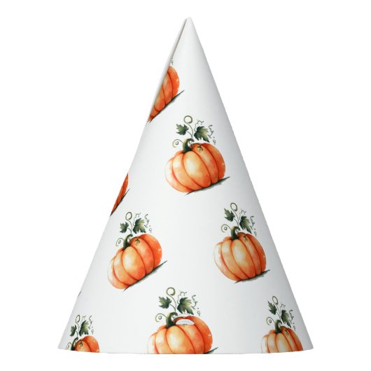 Oranje pompoen Herfst Verjaardag Party Pet Feesthoedjes (Links)