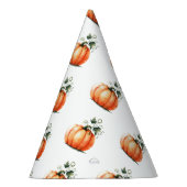 Oranje pompoen Herfst Verjaardag Party Pet Feesthoedjes (Rechts)