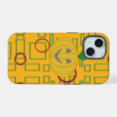 Oranje Pompoen iPhone 15 Case (Achterkant horizontaal)