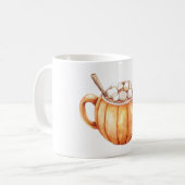 Oranje Pompoen Kom Soep Koffiemok (Voorkant links)