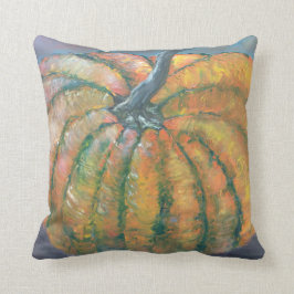 Oranje pompoen kussen