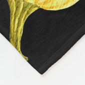 Oranje pompoen: naadloze Waterverf. Fleece Deken (Hoek)