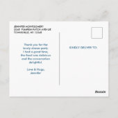 Oranje pompoen op roze en gouden strepen Hartelijk Briefkaart (Achterkant)