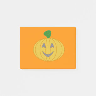 Oranje pompoen post-it® notes