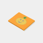 Oranje pompoen post-it® notes (Schuin)