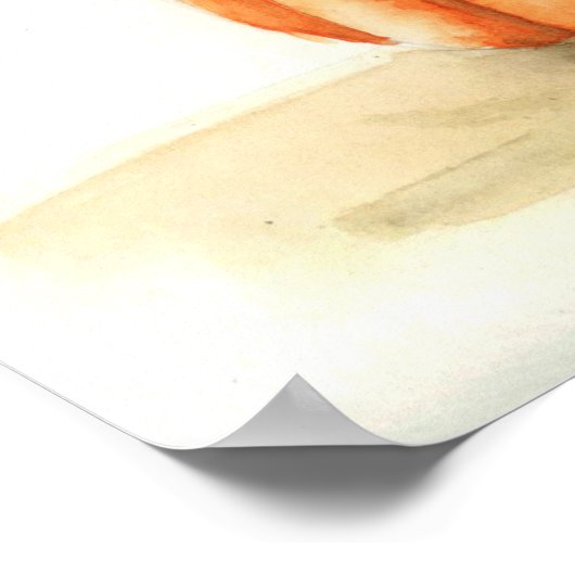 Oranje pompoen poster (Hoek)