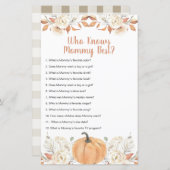 Oranje pompoen rustieke bloemen die mama het beste (Voorkant / Achterkant)