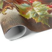 Oranje Pompoen Schilderij Decoupage Cadeaupapier (Rol Hoek)