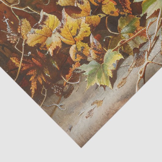  Oranje Pompoen Schilderij Decoupage Tissuepapier (Detail)