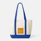 Oranje pompoen tote bag (Achterkant)