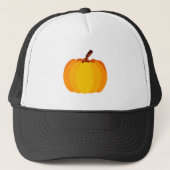 Oranje pompoen trucker pet (Voorkant)