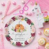 Oranje pompoen van Bourgogne Papieren Bordje (Feest)