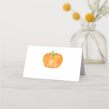 Oranje pompoen voor Thanskgiving en Herfst