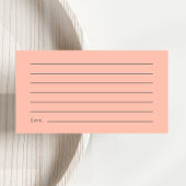 Oranje pompoen woorden van advies Baby shower Informatiekaartje