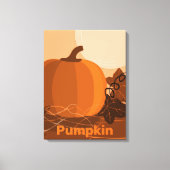 Oranje pompoencanvas met stijfheid canvas afdruk (Voorkant)