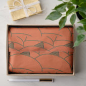 Oranje pompoenen herfst tissuepapier (Geschenk)