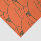 Oranje pompoenen herfst tissuepapier (Detail)
