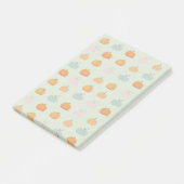 Oranje Pompoenen Patroon Post-it® Notes (Schuin)