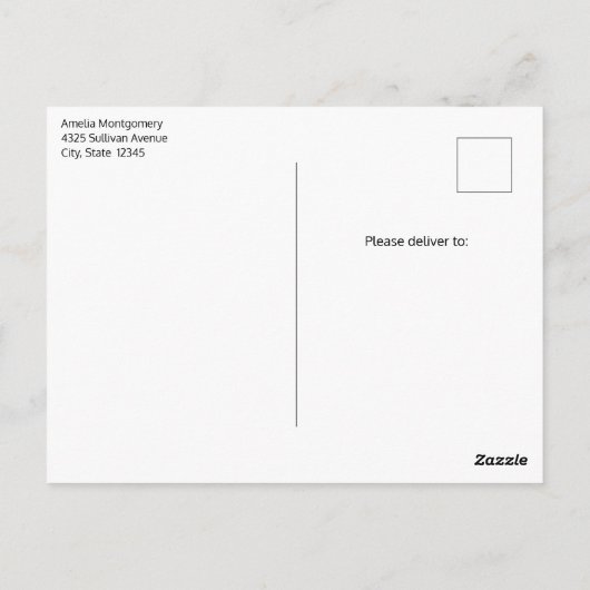 Oranje pompoenen Rustic Autumn Briefkaart (Achterkant)