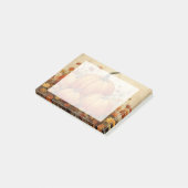 Oranje pompoenen Rustic Autumn Post-it® Notes (Schuin)