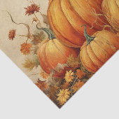 Oranje pompoenen Rustic Autumn Tissuepapier (Detail)