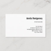 Oranje pompoenen Rustic Autumn Visitekaartje (Achterkant)