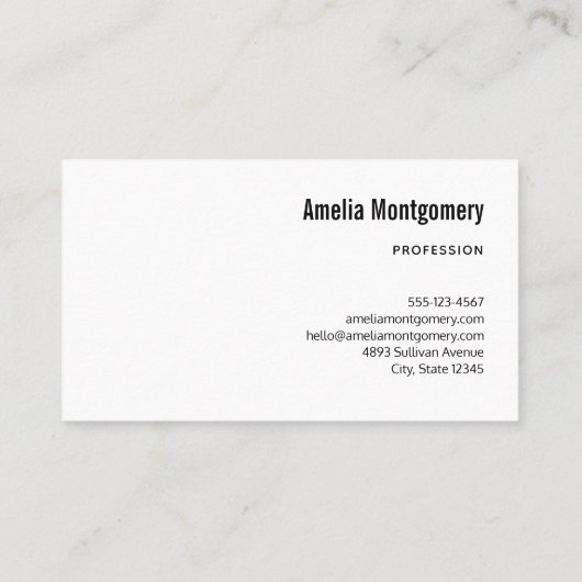 Oranje pompoenen Rustic Autumn Visitekaartje (Achterkant)