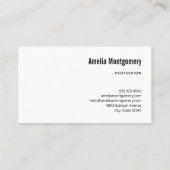 Oranje pompoenen Rustic Autumn Visitekaartje (Achterkant)