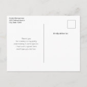 Oranje pompoenen rustieke herfstdank briefkaart (Achterkant)