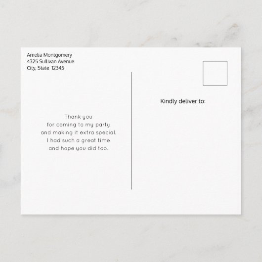 Oranje pompoenen rustieke herfstdank briefkaart (Achterkant)